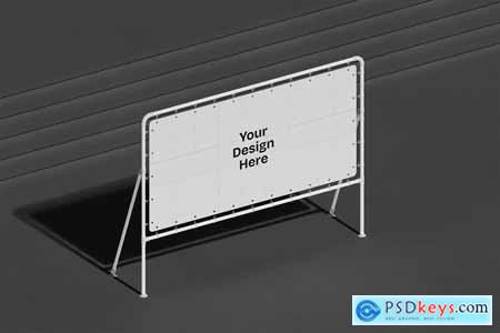 Banner Tension Frame Mockup 003