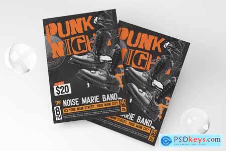 Punk Rock Night Flyer DLELMCG