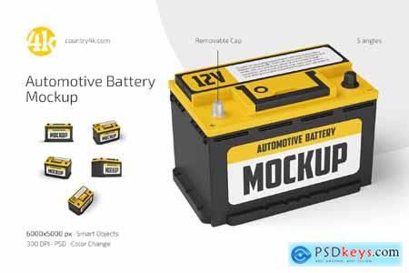 Automotive Battery Mockup Set