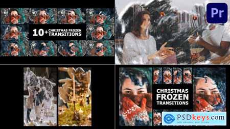 Christmas Frozen Transitions Premiere Pro MOGRT 55443501