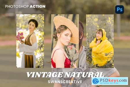 Vintage Natural Photoshop Action