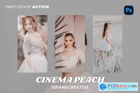 Cinema Peach Photoshop Action