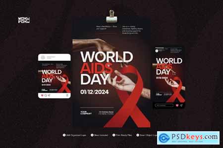 World Aids Day - Flyer Set 8J5SJZZ