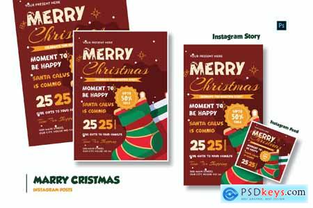 Warm Christmas Day Flyer Template