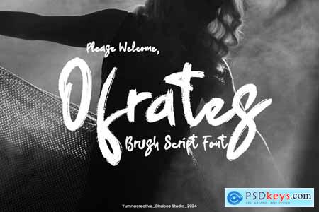 Ofrates - Brush Script Font