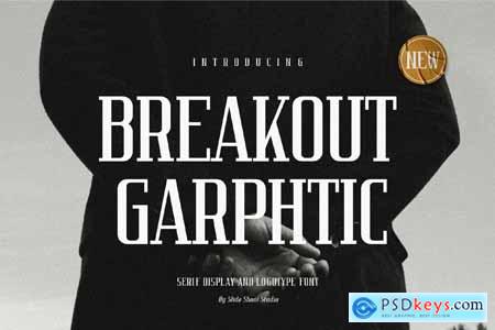 Breakout Graphtic Serif Display Font