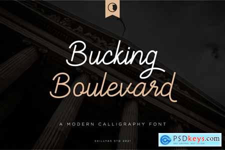 Bucking Boulevard Script Font