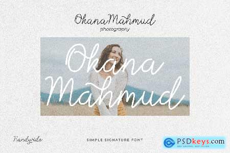 Handyride Lovely Handwritten Font