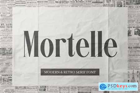 Mortelle - Condensed Serif Font