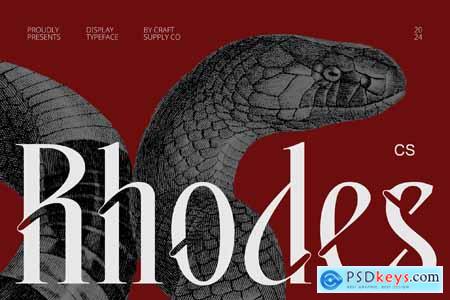 Rhodes  Elegant Font