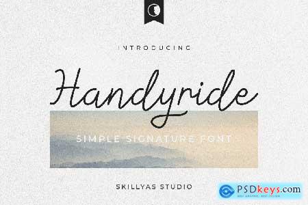 Handyride Lovely Handwritten Font