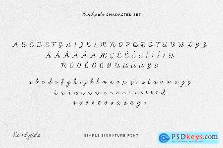 Handyride Lovely Handwritten Font