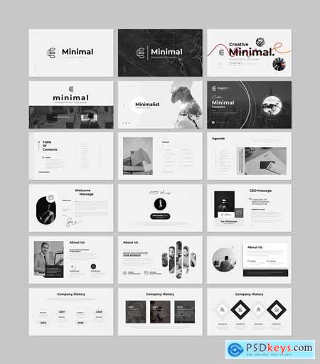 Minimal & Modern PowerPoint Presentation Template