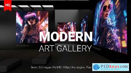 Modern Art Museum Gallery AI Traditional Art NFT Exhibition 49948346