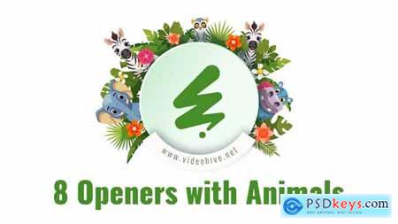 8 Opener with Cartoon Animals 55673930