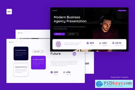 Purple Creative Modern Agency Pitch Deck 005