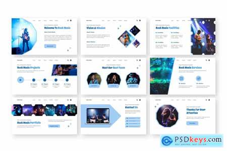 Rock Music - Music Powerpoint Templates