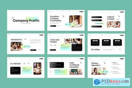 Green Blue Gradient Creative Company Profile 005