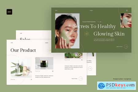 Green Minimalist Skincare Company Profile 002