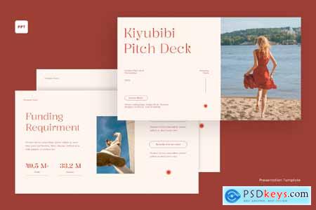 Red Cream Minimalist Fashion Pitch Deck 005