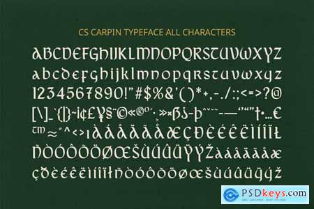 Carpin  Uncial Font