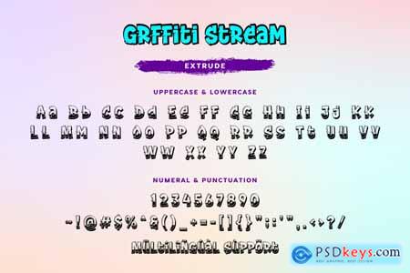 Graffiti Stream Font