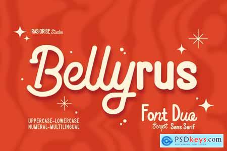 Bellyrus - Script and Handwritten Font Duo