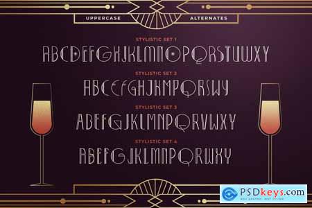 Decolmax Art Deco Typeface