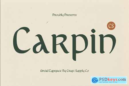 Carpin  Uncial Font