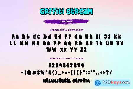 Graffiti Stream Font