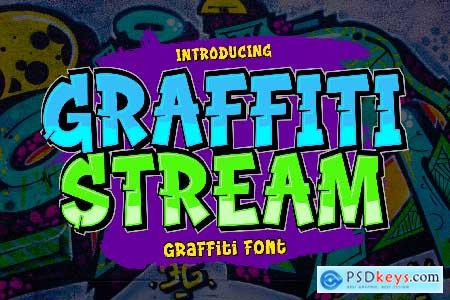 Graffiti Stream Font