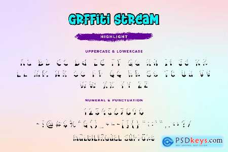 Graffiti Stream Font