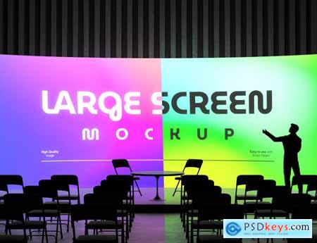 Conference Large Screen Mockup