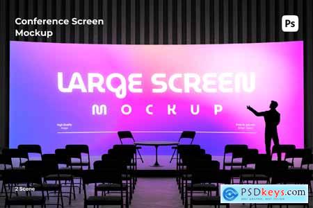 Conference Large Screen Mockup