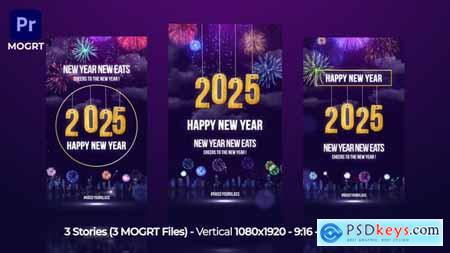 Happy New Year Wishes 2025 Instagram Stories MOGRT 55619169