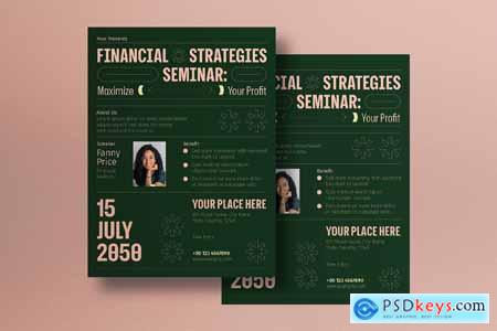 Green Financial Strategies Seminar Flyer