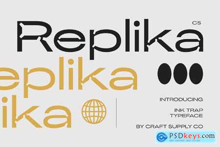 Replika  Inktrap Font