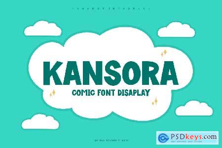 Kansora - Comic Display Font