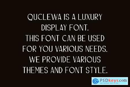 Quclewa - Elegant & Minimal Font