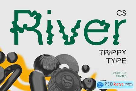 River  Trippy Font