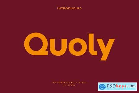 Quoly - Modern Display Typeface