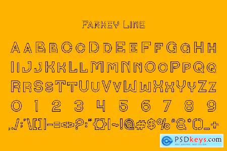 Farkey - Modern Tech Typeface