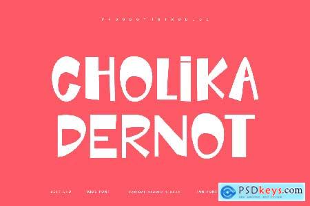 Cholika Dernot - Comic & Kids Display Font