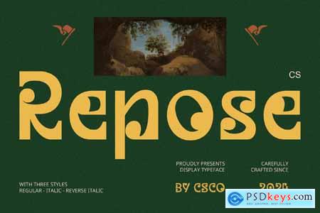 Repose  Decorative Font