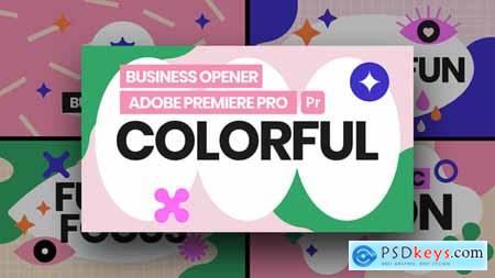 Colorful Business Opener Pr 55771036