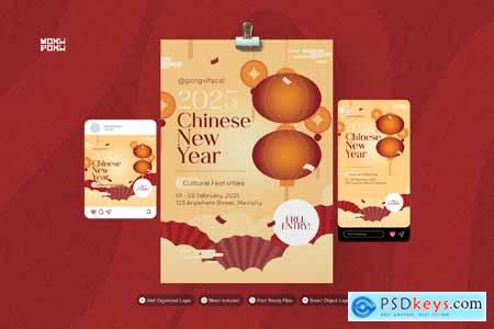 Chinese New Year - Flyer Set