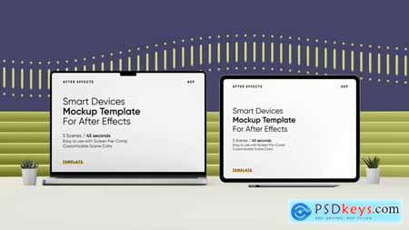 Smart Multi Device Screen Mockup Template 55715784