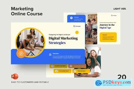 Marketing Online Course - Powerpoint Template