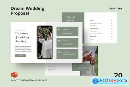 Dream Wedding Proposal - Powerpoint Template