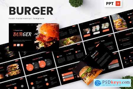 Burger - Food Powerpoint Templates